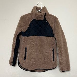 Abercrombie & Fitch Mix Material Pull-over